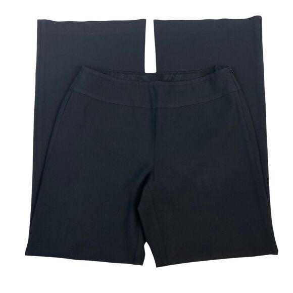 Eileen Fisher Womens Sz XS Black Trousers Waist Side Zip Dress Pants - Picture 2 of 8